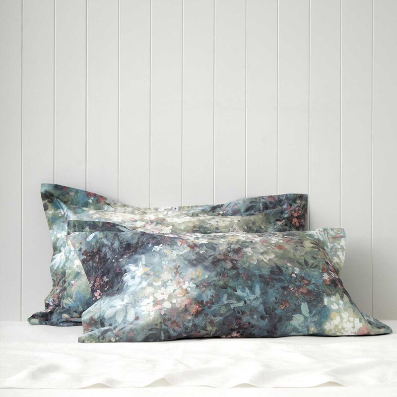 Wallace Cotton Petal Mirage Oxford Pillowcase Set image number 1